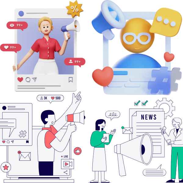 Benefits of social media optimization showing increased brand visibility, audience engagement, and digital marketing growth