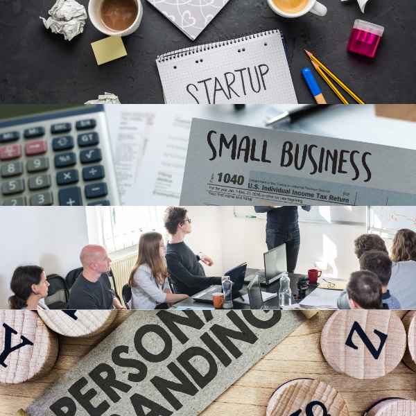 Brand identity design concept showing businesses, startups, and professionals building visual branding and market recognition