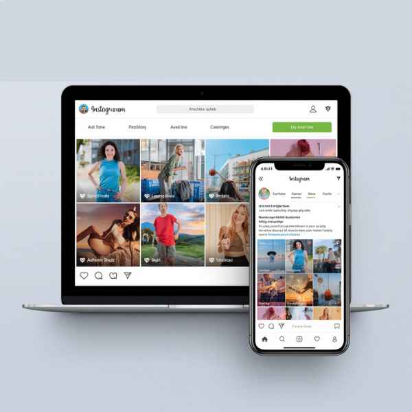 Instagram social media optimization strategy showing profile branding, visual content planning, and audience engagement growth