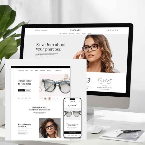 Stylish eyewear store for glasses and sunglasses