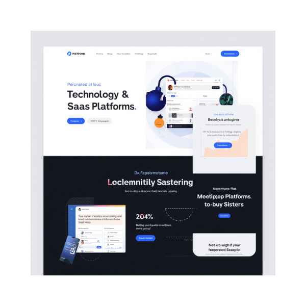 SaaS UI UX design for software dashboards, analytics, and digital product interfaces